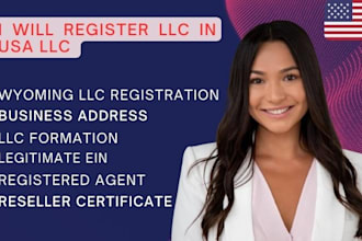 wyoming llc USA irs form tax filing resale certificate ein llc registration llc