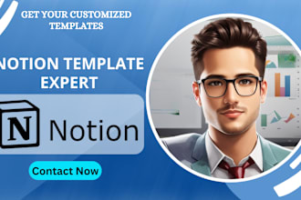 be notion expert to create notion template, plan, dashboards and workspace