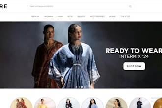 design luxury clothing shopify website fashion store t shirt dropshipping store