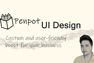 design UI UX websites and web apps in penpot