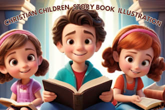illustrate christian children book christian book illustration christian story