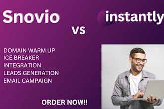 do instantly ai or snov io cold email warm up with google workspace