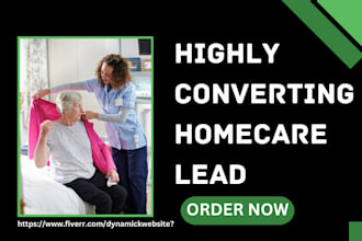 homecare lead home remodeling healthcare website construction hvac sales funnel