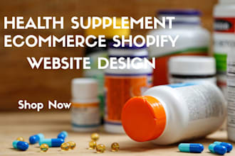 health supplement website fitness supplement  store supplement shopify website
