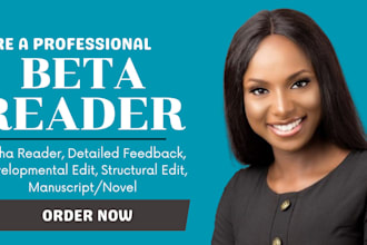 beta read and critique book of any genre alpha reader developmental edit