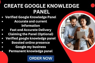 build standard verified google knowledge panel, knowledge panel for person