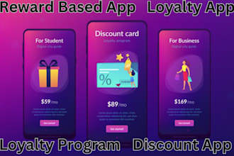 create loyalty app, reward based app, loyalty website, loyalty program app