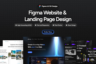do figma landing page design,saas landing page, homepage design, website mockups