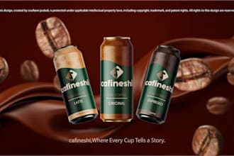 design a  creative product packaging box bottle label design