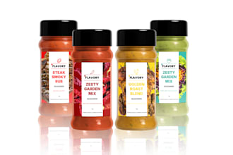 design a spices or seasoning packaging or label design
