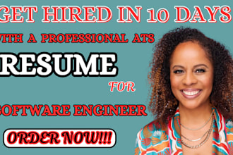 write ats software engineering resume for USA UK canada federal jobs