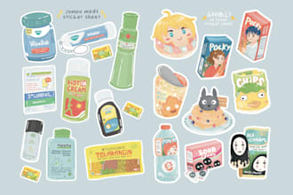 make you cute illustrations