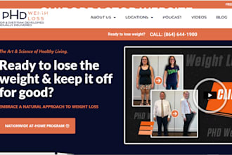 design weight loss landing page weight loss website dietary nutritionist website