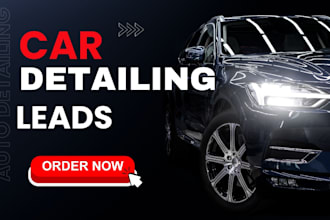 generate auto detailing leads, car repair, car wash leads, car detailing website