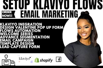 setup klaviyo flows, active campaign sales funnel, email marketing automation