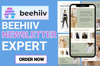 design editable beehiiv newsletter setup beehiiv landing page beehiiv expert