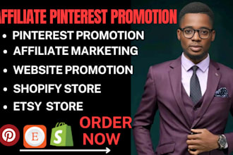 conduct effective affiliate link promotion, website, etsy, shopify on pinterest