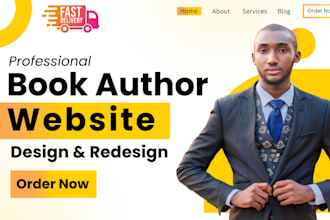 online course website design author website, ebook website, book author website