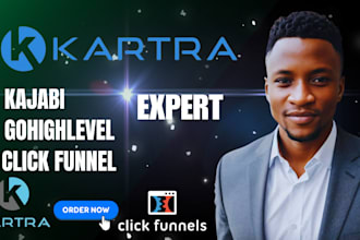 build funnel on kartra, gohighlevel, sales funnel and landing page