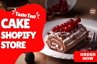 design pastry shopify store bakery cookies store cake shopify website
