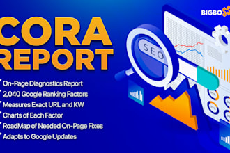 provide a cora report to optimize your onpage SEO on your website
