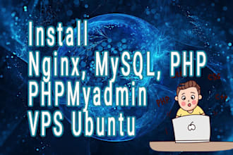 install nginx, mysql, PHP, phpmyadmin, SSL on vps ubuntu
