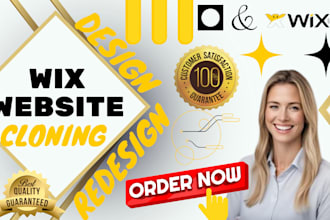 clone wix website, redesign wix website, wix website design, wix redesign