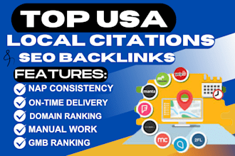 do top USA local citations and directories for local SEO