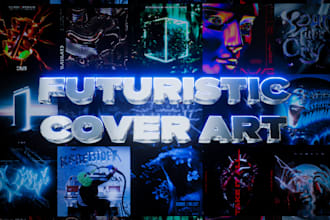 create high quality, futuristic cover art for your music