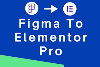 convert figma to wordpress with elementor or elementor pro