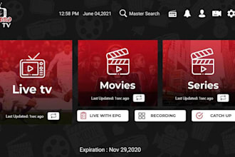 build iptv, tivimate, samsung TV app, tizen, fire TV, amazon TV, roku TV, lg app
