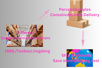 consolidate your samples in china and deliver them to you