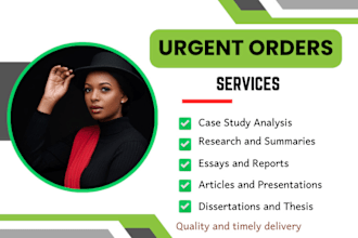 research, case study analysis and summary writing