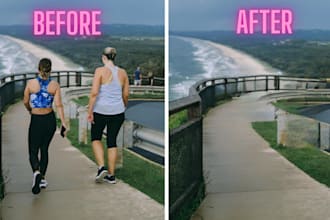 remove object and remove people, remove text from photo
