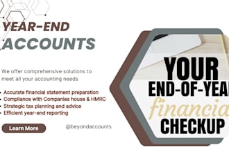 do year end accounts and company tax returns filing to hmrc