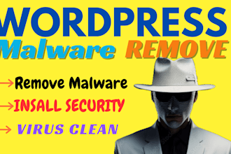 wordpress malware remove and security installation service