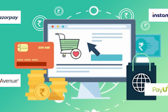 integrate payment gateway stripe paypal