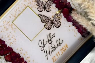 create custom handmade resin art gifts and any design you want