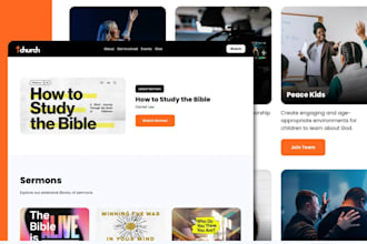 build a professional wordpress website for your church
