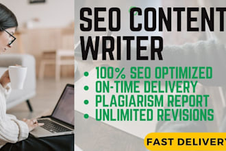 write high quality SEO articles and blog posts with images