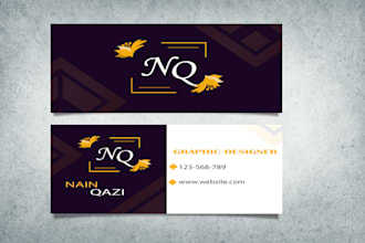 design your personal visiting card