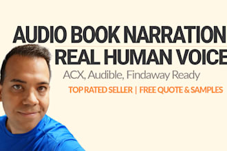 narrate your audiobook with a real human voice