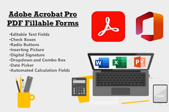 design pdf fillable form in adobe acrobat
