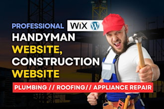 design handyman, construction, appliance repair, solar installation website