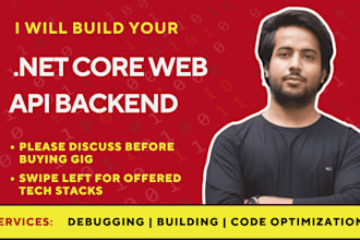 develop your restful asp dot net web API backend