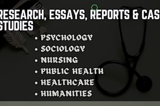 do psychology, nursing, public health, and healthcare essays