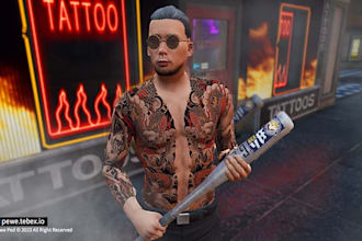 create customized gta fivem ped, custom gta 5 fivem ped, fivem clothing,