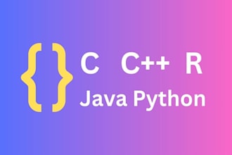do c cpp java python r studio programming language project