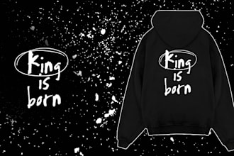 create a awesome christian typography for tshirt design