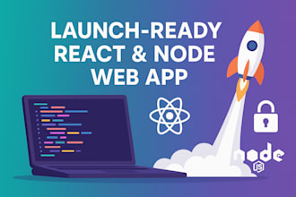 build your secure full stack react node web app ready to launch